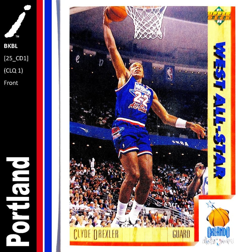 Portland Trailblazers (Clyde Drexler) - BKBL [25_CD1]